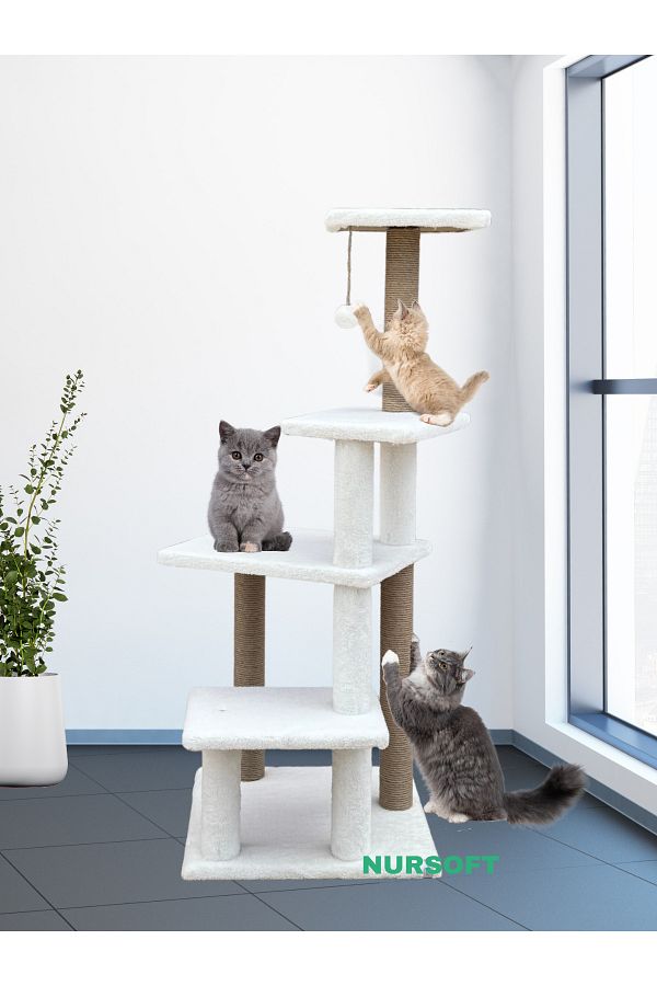Nursoft-Premium Scratching Board Multi-Layer Long Size Large Size Cat Seat Scratching Protector 1