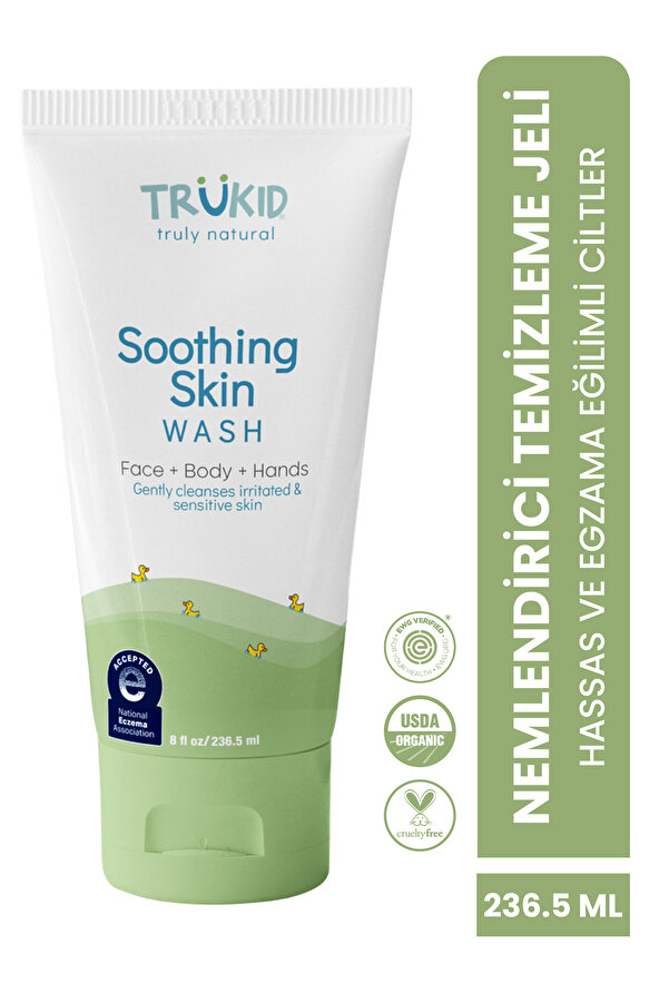 Trukid Çok Kuru ve Hassas Ciltler için Yatıştırıcı Yüz ve Vücut Yıkama Jeli 236.5 ml