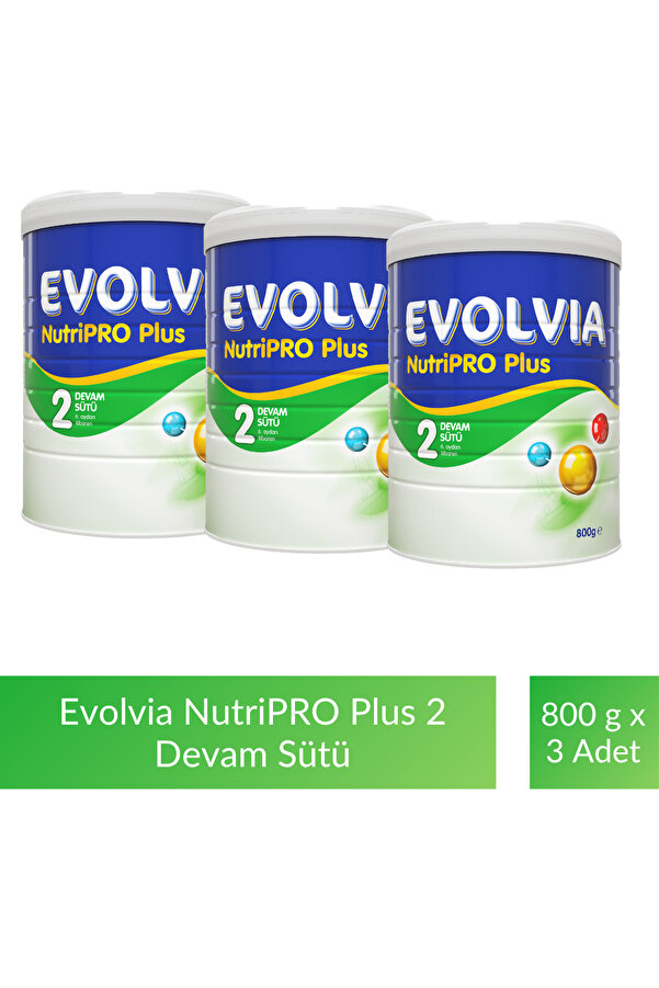 Evolvia Nutripro Plus 2 Devam Sütü 800 gr X 3 Adet