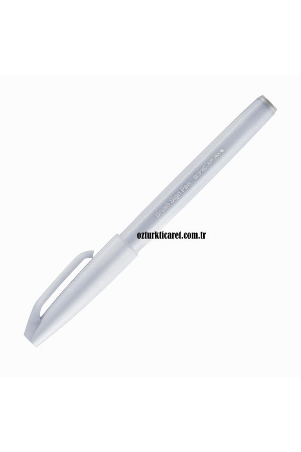 Pentel-Brush Sign Pen Touch Light Gray 1
