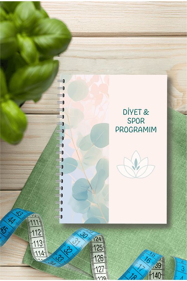 BULUT DİJİTAL-Diet and Exercise Program Tracking Notebook & Diet Notebook 1