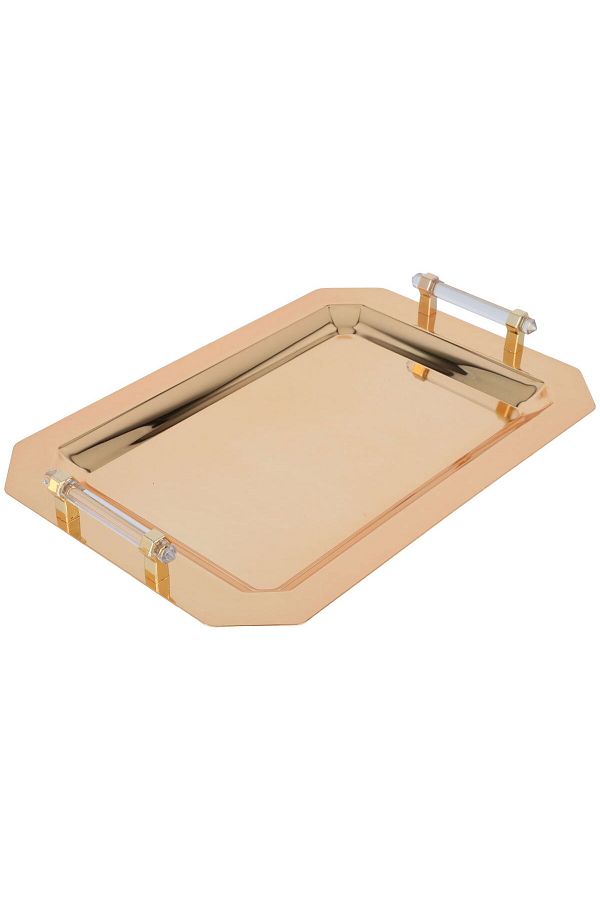 Alsaif Gallery-Tofaria set with 2 dates with a steel lid from Al Saif Gallery, 3 pieces - gold 1