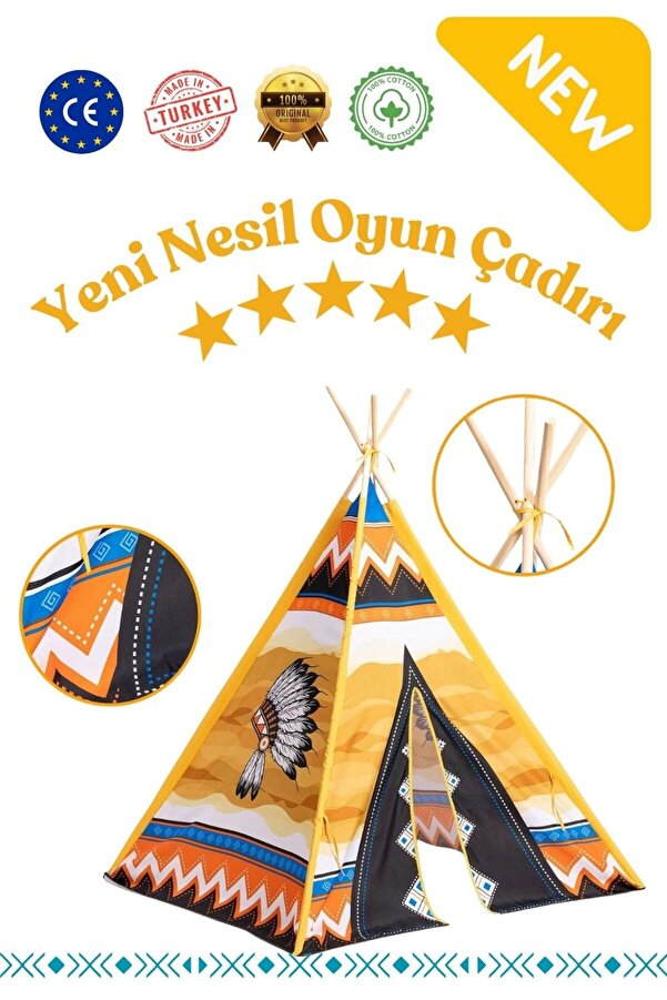 vevons Yeni Nesil Kızılderili Çocuklar için Oyun Çadırı
