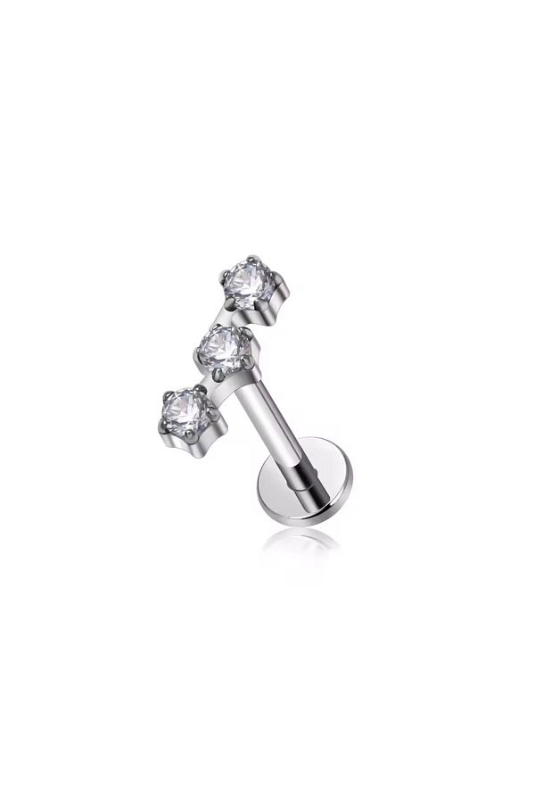 Janset-F136 Titanium Screwless Snap Helix Piercing - Tragus Piercing - Conch Piercing 1