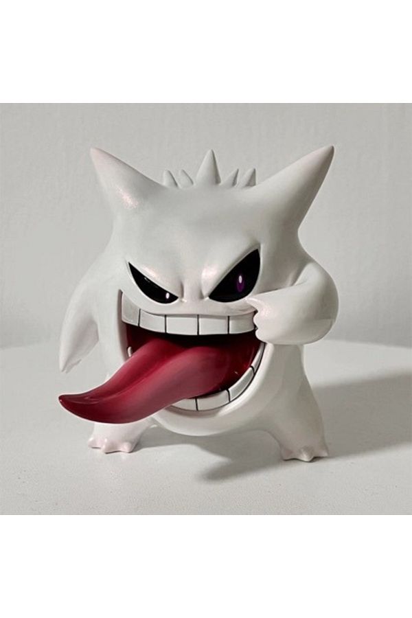 BANDAI-9cm with box A Pokemon Gengar Sticking Tongue Out Different Colors Anime Action Figure Game Statue C 1