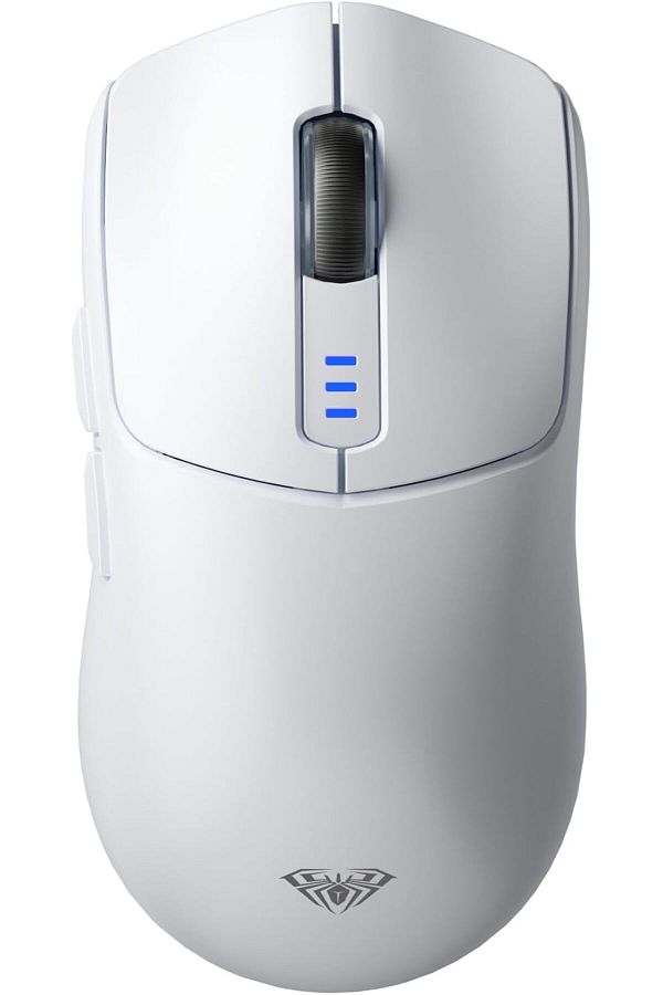 Aula-Wireless Gaming Mouse Sc580, 2.4 Ghz/usb-c/bluetooth, 12000 Dpi, 6 Programmable Buttons, White 1