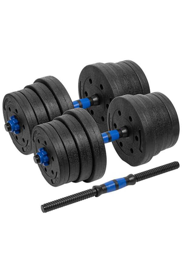 OEMN-ADJUSTABLE DUMBBELLS WITH CONNECTOR 2 X 15 KG REBEL ACTIVE 1