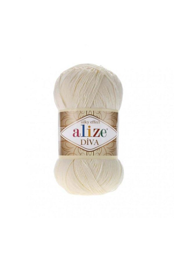 Alize-Alize Diva Thread - Color No. 1, 1 spool 1