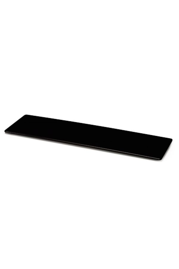 Raki-Raki melamine rectangular platter 19x64.5x1cm black 1