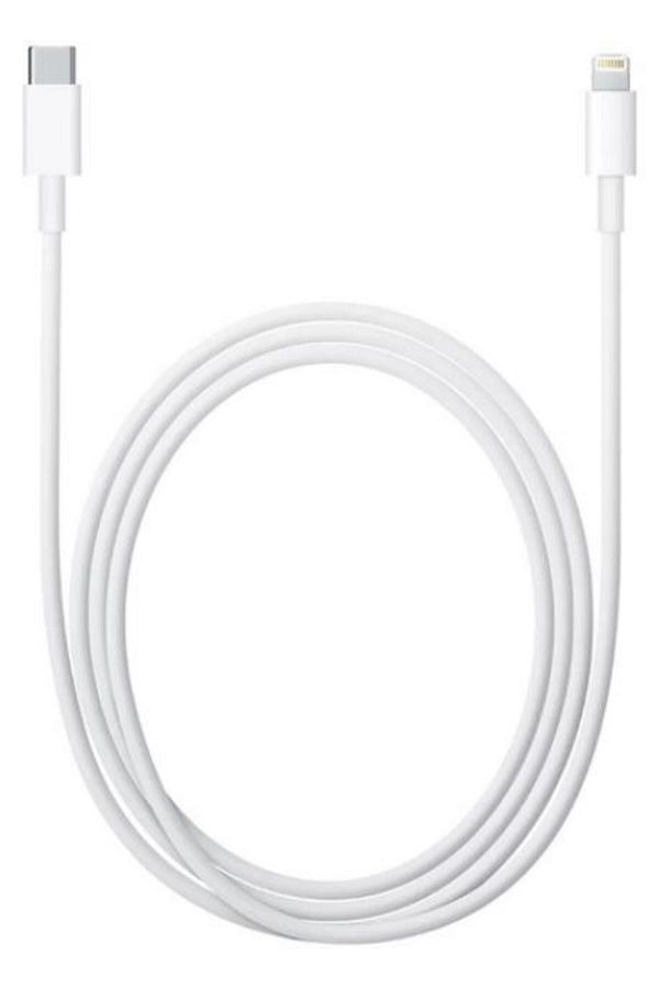 Apple-Cablu de date Apple MKQ42ZM/A, USB Tip-C - Lightning, 2m (Alb) 1