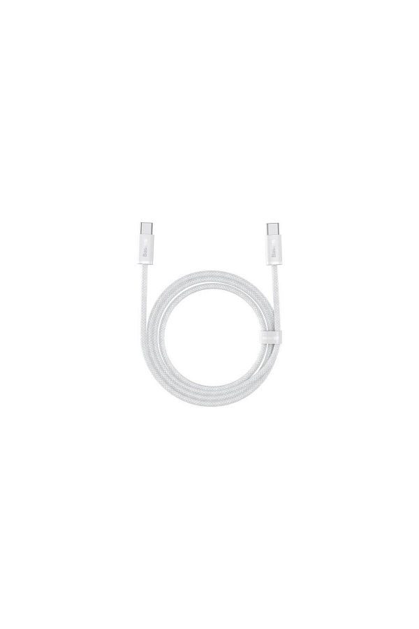 Baseus-Cablu de date Baseus Dynamic Series, USB-C la USB-C, 100W, Fast Charging, 2m, Alb 1