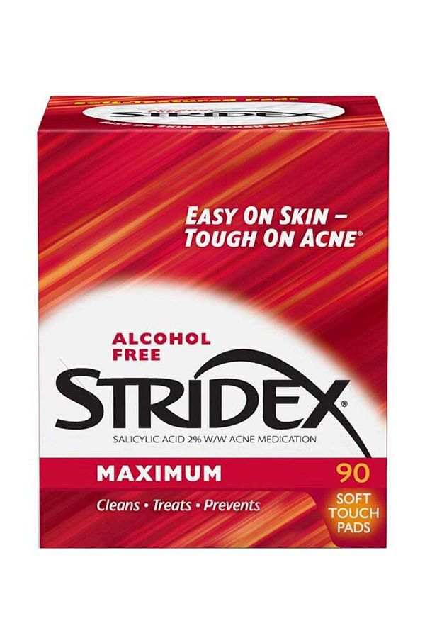 Stridex-Maximum Single Step Acne Control 90 soft touch pads 1