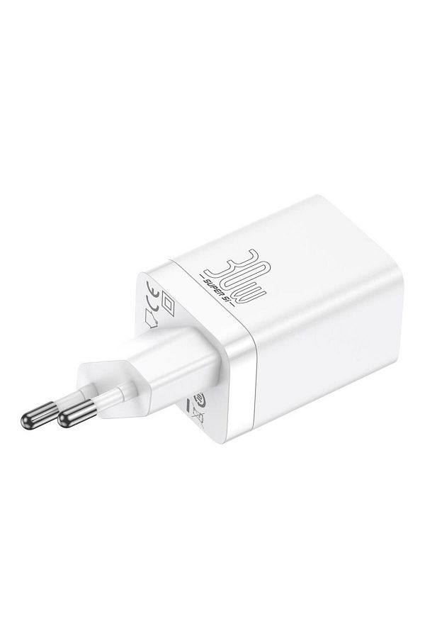 Baseus-Incarcator Retea Baseus Super Si Pro, 30W, 1 x USB-A - 1 x USB-C, Negru CCSUPP-E02 1