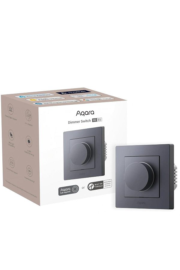 Aqara-مفتاح باهت H2 EU، بروتوكول Thread/Zigbee، أسود 1
