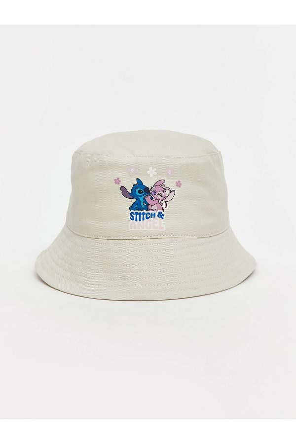 LC Waikiki-Lilo and Stitch Printed Girl's Bucket Hat 1