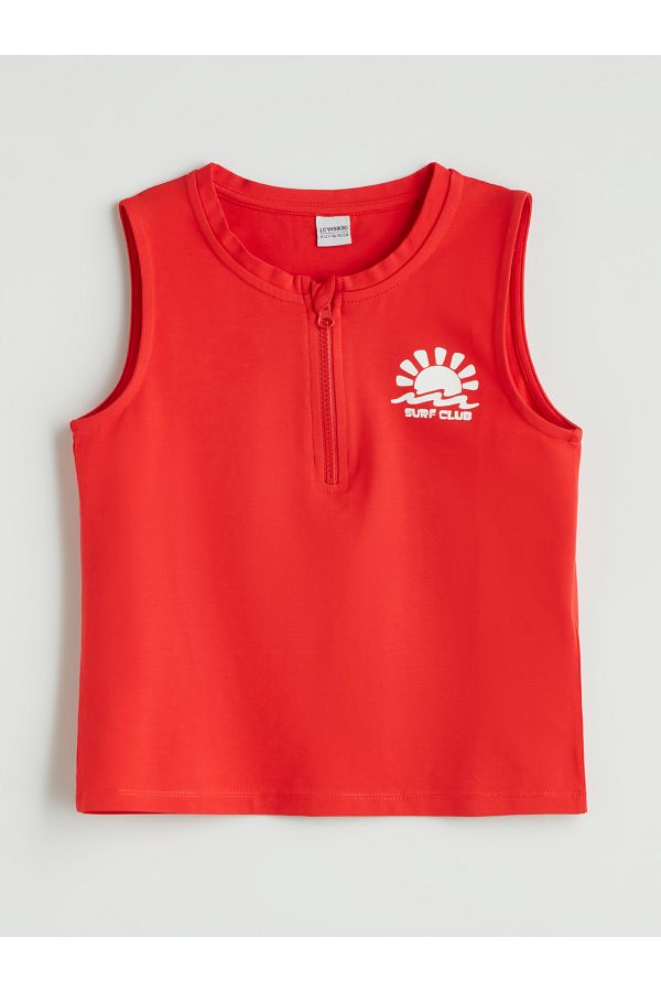 LC Waikiki-Crewneck Girls' Crop Singlet 1