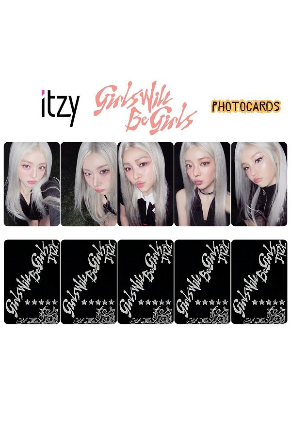 Kpop Dünyasi-ITZY '' Τα κορίτσια θα είναι κορίτσια '' Box ver. Φωτοκάρτες 1