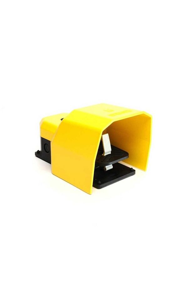 EMAS-Pdks11Gx10 Pdk Series Metal Shielded 2*(1No+1Nc) Single Yellow Plastic Pedal 1