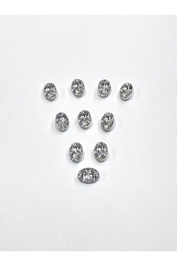 karantuhafiye-Blouse Button / Plastic Stone Appearance Button with Hole from the Bottom / 2919 / 10 Pieces / Model 1 1