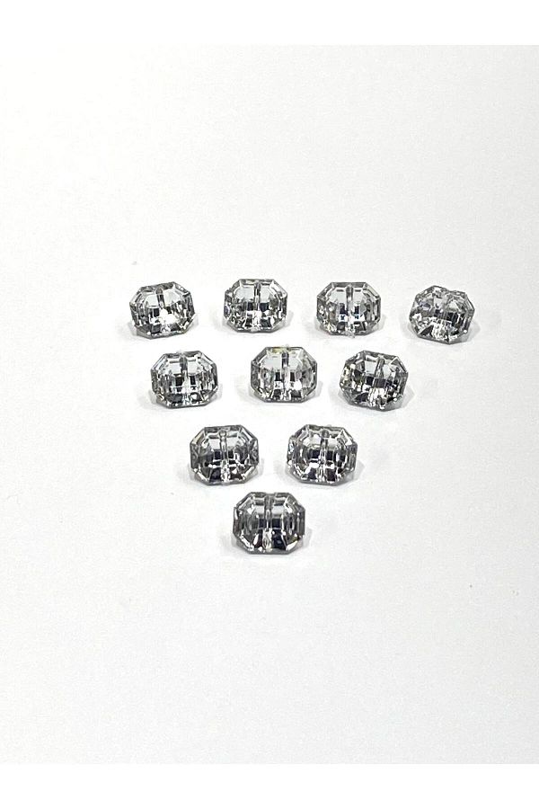karantuhafiye-Blouse Button / Plastic Stone Appearance Button with Hole from the Bottom / 2919 / 10 Pieces / Model 2 1