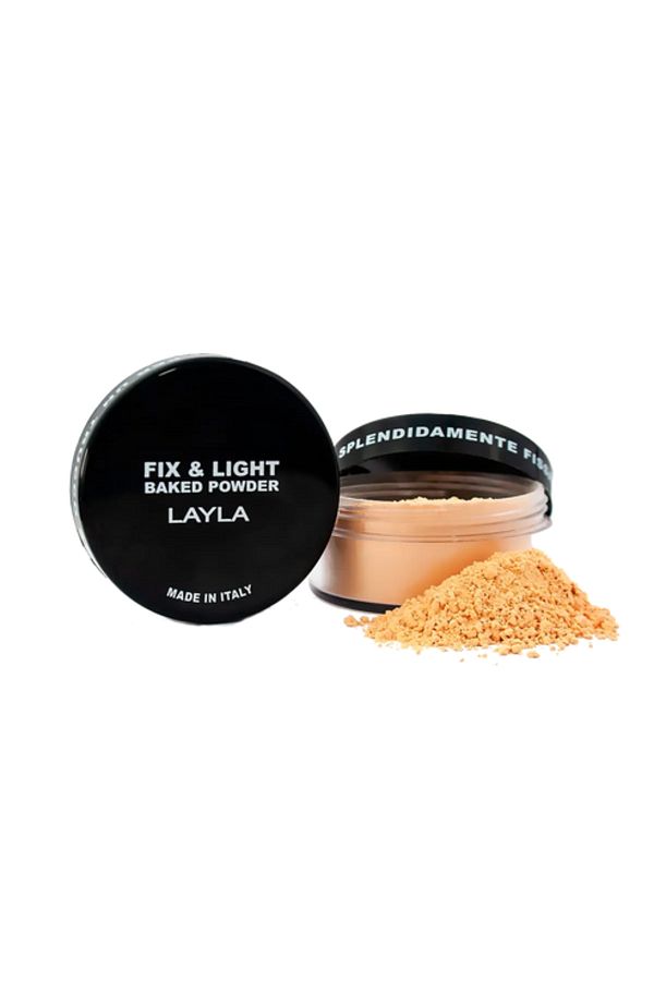 Layla Cosmetics-Fix and Light Baked Powder No 2 - Baked Powder 1