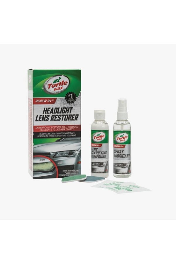 Turtle-T-240KT Unique Formula Headlight Lens Restorer Kit for Bright Illumination 1