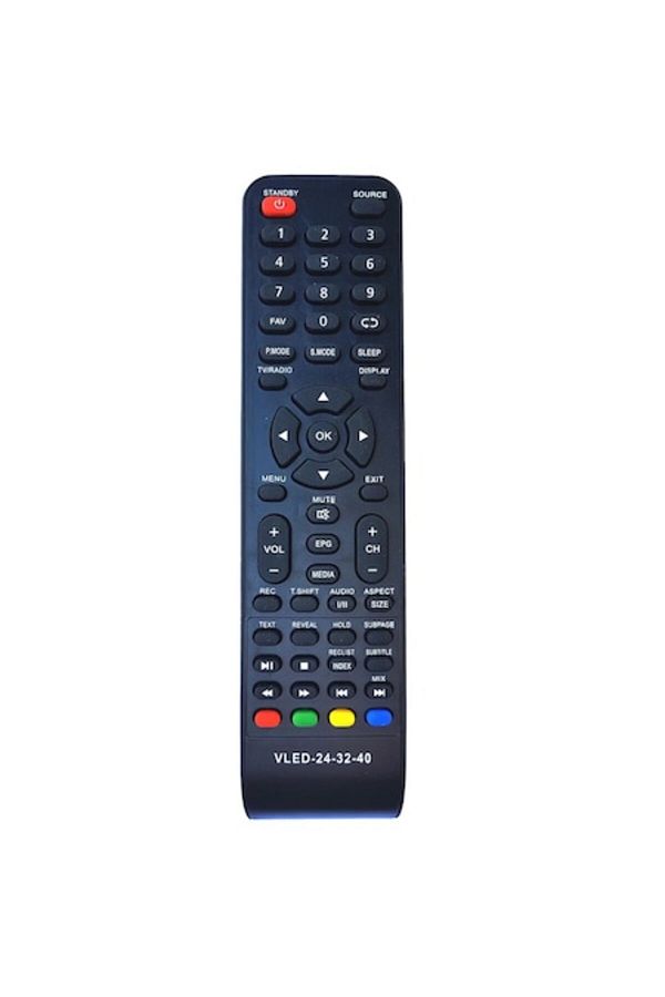 Bogadini-Universal Remote Control Compatible with Vortex Vled 24/32/40 Lcd/led, Identical to the Original 1