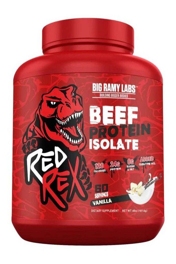 BIG RAMY LABS-Beef Protein Isolate 4lbs Vanilla Flavor 60 Serving 1