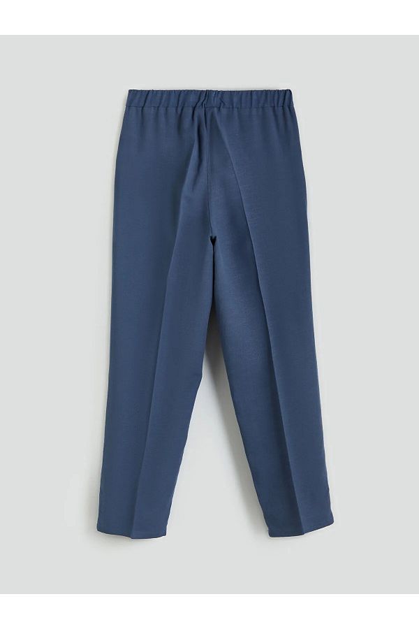 LC Waikiki-Pantaloni de damă în amestec de in cu talie elastică 1