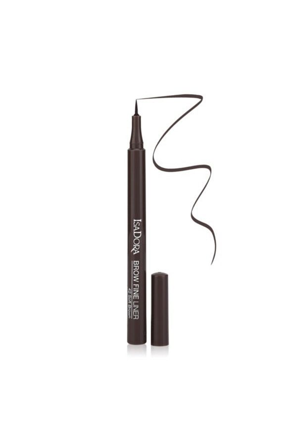 Isadora-Brow Fine Liner – 42 Soft Brown | Precise Micro Tip Eyebrow Pencil for Natural Definition 1