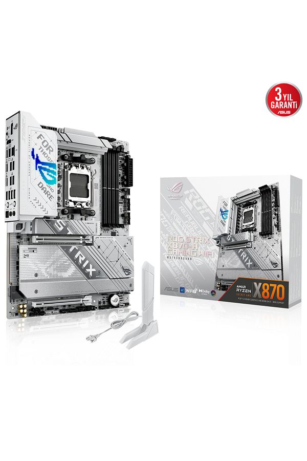 ASUS-Rog Strix X870-A Gaming Wifi Amd X870 Socket Am5 Ddr5 8000 (Oc)Mhz Atx Gaming (Player) Motherboard 1