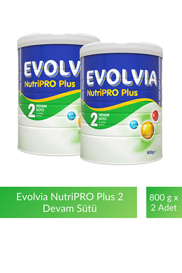 Evolvia Nutripro Plus 2 Devam Sütü 800 gr X 2 Adet