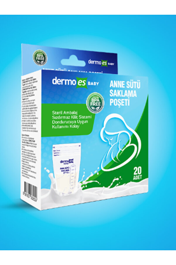 Dermoes Baby Anne Sütü Saklama Poşeti 20'li