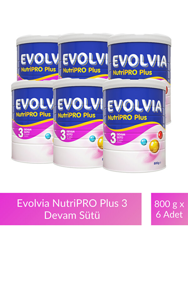 Evolvia Nutripro Plus 3 Devam Sütü 800 gr X 6 Adet