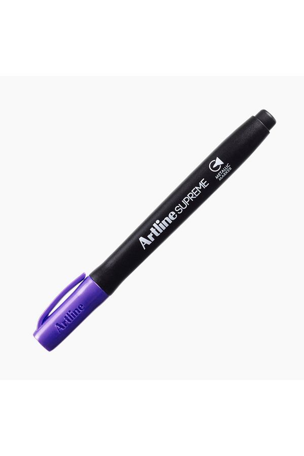 artline-Supreme Permanent Metallic Marker 1 mm - Metallic Purple 1