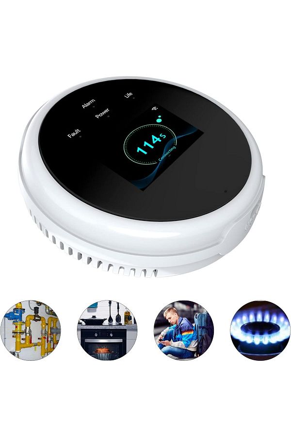 DLMDL-Smart Gas Leak Detector with WiFi and LCD Display 1
