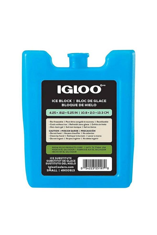 Generic-Igloo MaxCold Re-Freezable Reusable Non-Toxic Cooler Ice Block Blue Small 1