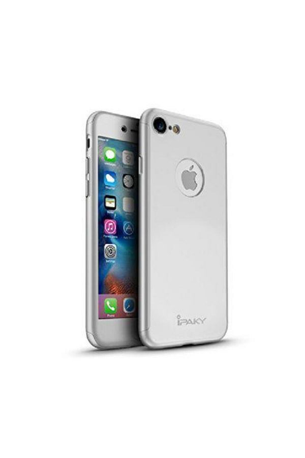 Silver-Case for Apple iPhone 6 / iPhone 6S MyStyle iPaky Original Silver full coverage 360 degrees 1