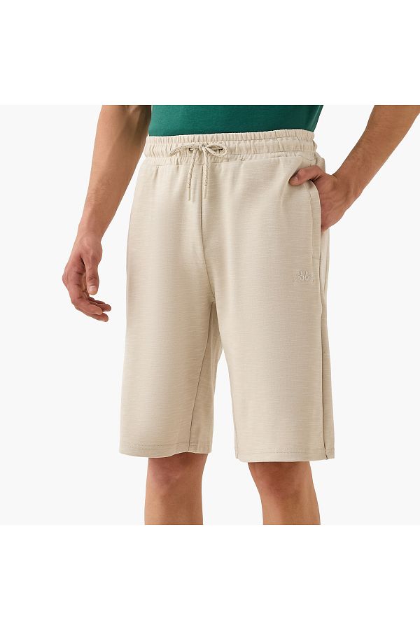 Kappa-Regular Fit Shorts with Drawstring Closure and Pockets 1