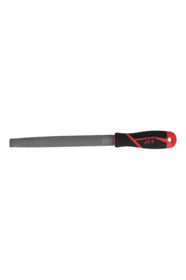 Generic-ACE Highly Precised Tapered Design Smooth and Sharp Double Cut Round Wood File Multicolor 203mm 1