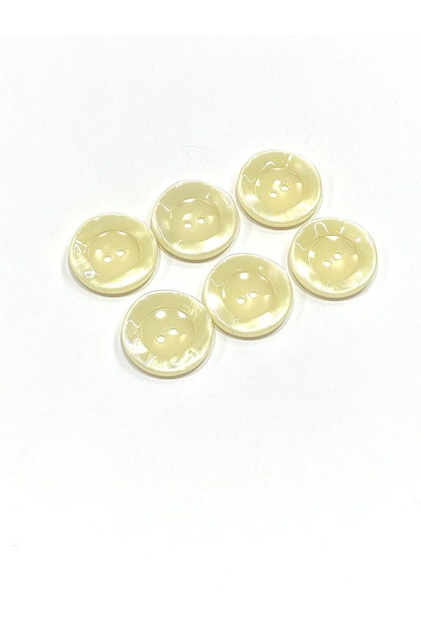 karantuhafiye-Pearlescent Button / Italian Pearlescent Button /2912/ Cream / 2.3 cm 1