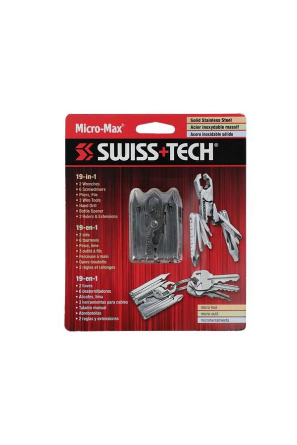 Generic-SWISS+TECH Micro-Max 19-In-1 Stainless Steel Micro-Tool Silver 1