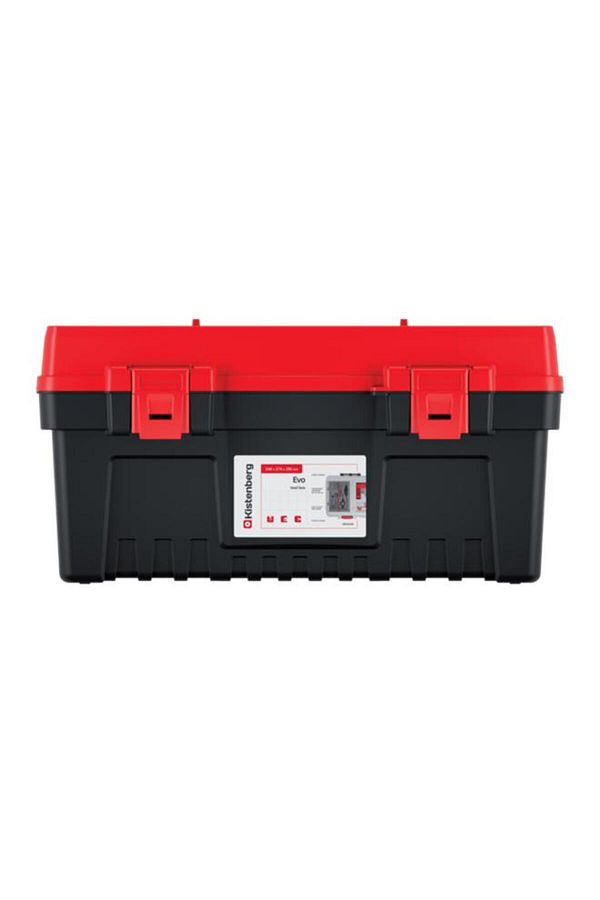 Generic-Kistenberg EVO 55 Durable Tool Box with Removable Separators Black and Red 1