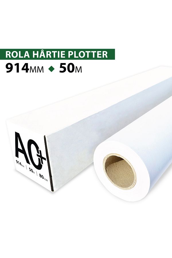 ROLTECH-Plotter Paper Roll A0+ ROLTECH | 914mm x 50m | 80 gr/m² | Plotter paper 1