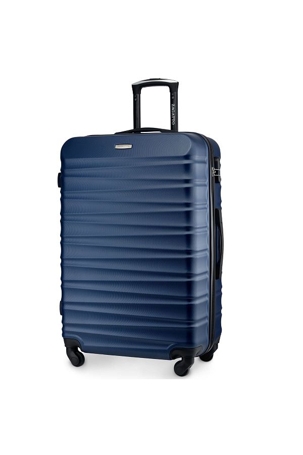 zagatto-Valiză mare, albastră, 90L, roți pivotante, mâner din aluminiu, mărimea L, ZG501 A 1