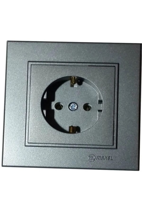 MAKEL-Defne B.Fumed Child Protected Earthed Socket 1