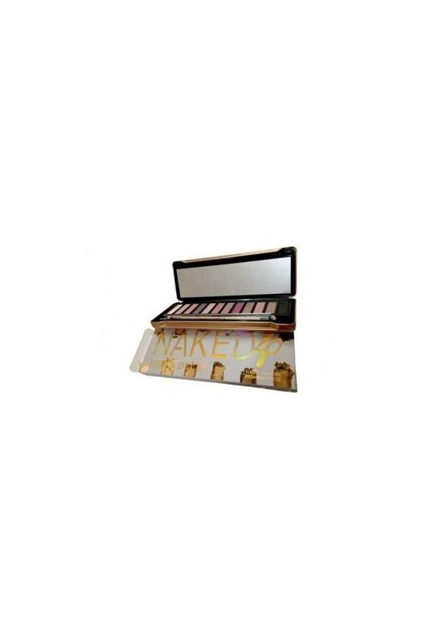 SIKS-® eyeshadow palette N4 with 12 shades, kit with mirror, nude 1