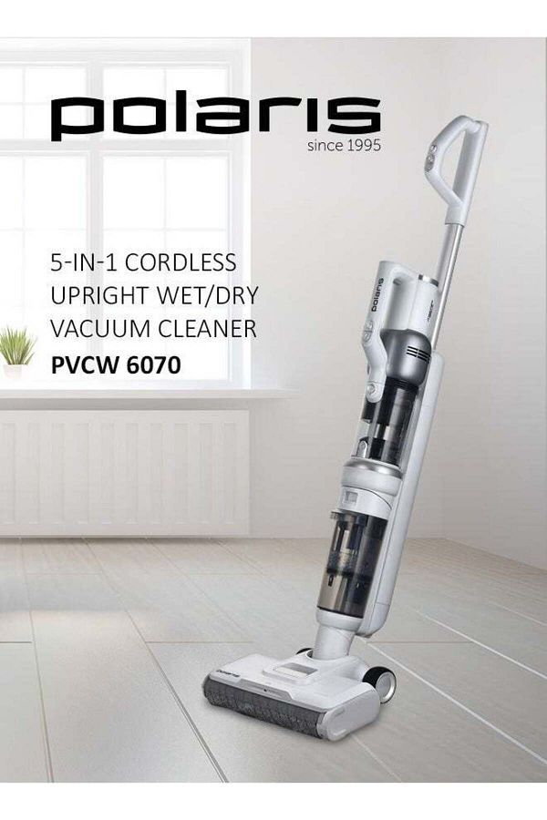 Polaris-Cordless upright wet & Dry vacuum cleaner, 400W, 135 aW, up to 60 minutes of runtime 1