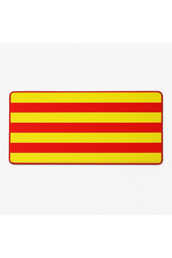 Forzacase-Yellow-Red Non-Slip Based Mouse Pad Large Size Gaming Player Compatible XL 70 X 30 cm -Fc1067 1