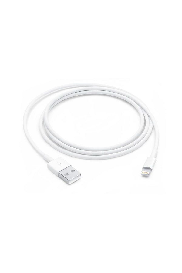 Apple-Cablu de date Apple MUQW3ZM/A, Lightning la USB-A, 1m (Alb) 1
